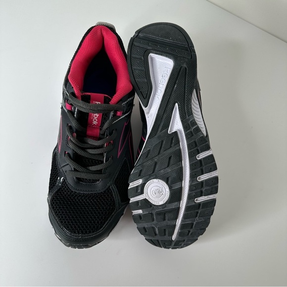 Reebok Quickchase Pink Black Womens Running Athletic Shoes - Picture 7 of 16